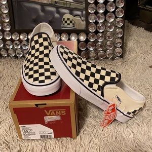 Asher slip on Vans. Size 8.5.